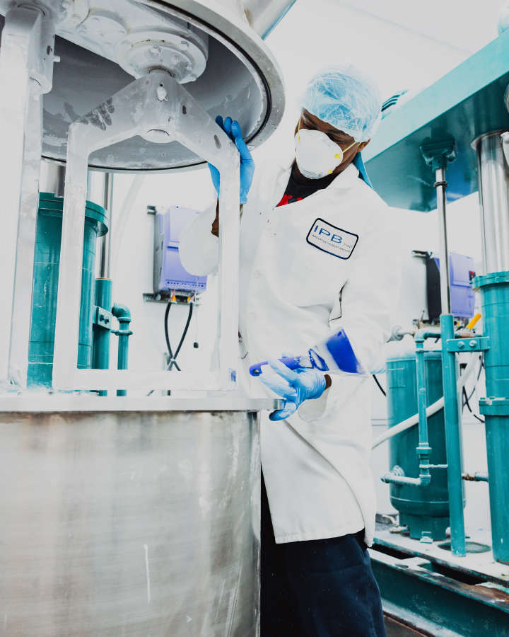 innovative product brands worker preparing new products